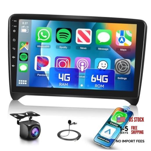 Audi TT MK2 2006-2014 Car Stereo with 4GB+64GB 4Core 4G+64G