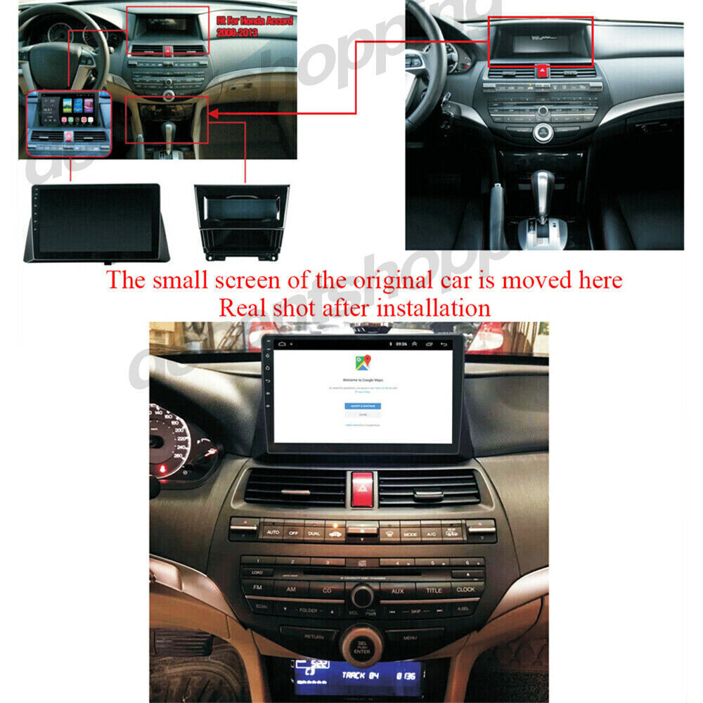 For Honda Accord 2008-2013 Android 15 2+32GB Car GPS Stereo Radio Apple Carplay
