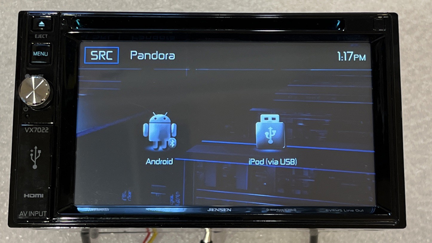 Jensen VX7022 Navigation Touchscreen Bluetooth Pandora USB DVD Player