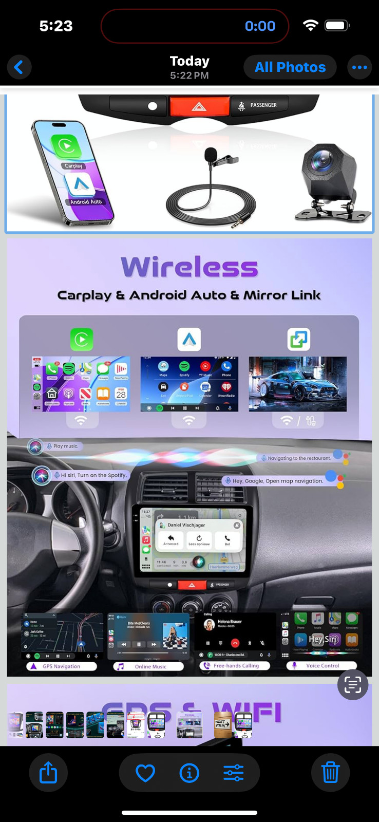 Android 15 Car Radio Mitsubishi Outlander Sport 2011-2017 4GB+128G 10.1″ Screen