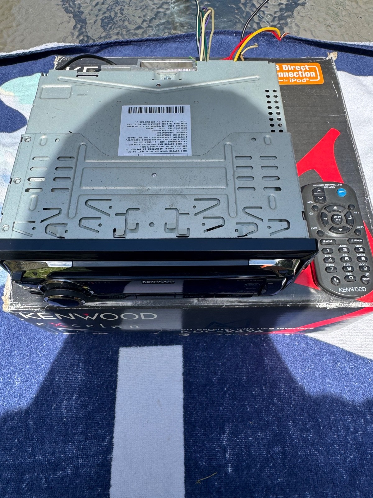 Kenwood Excelon KDC-X494 Radio & CD Player With Remote