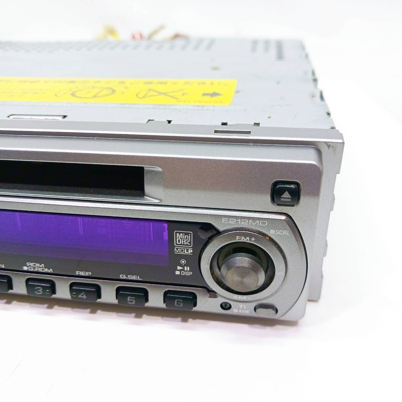 KENWOOD E212MD MD Receiver 1DIN Car Stereo Head Unit JDM Tested Japan BF282