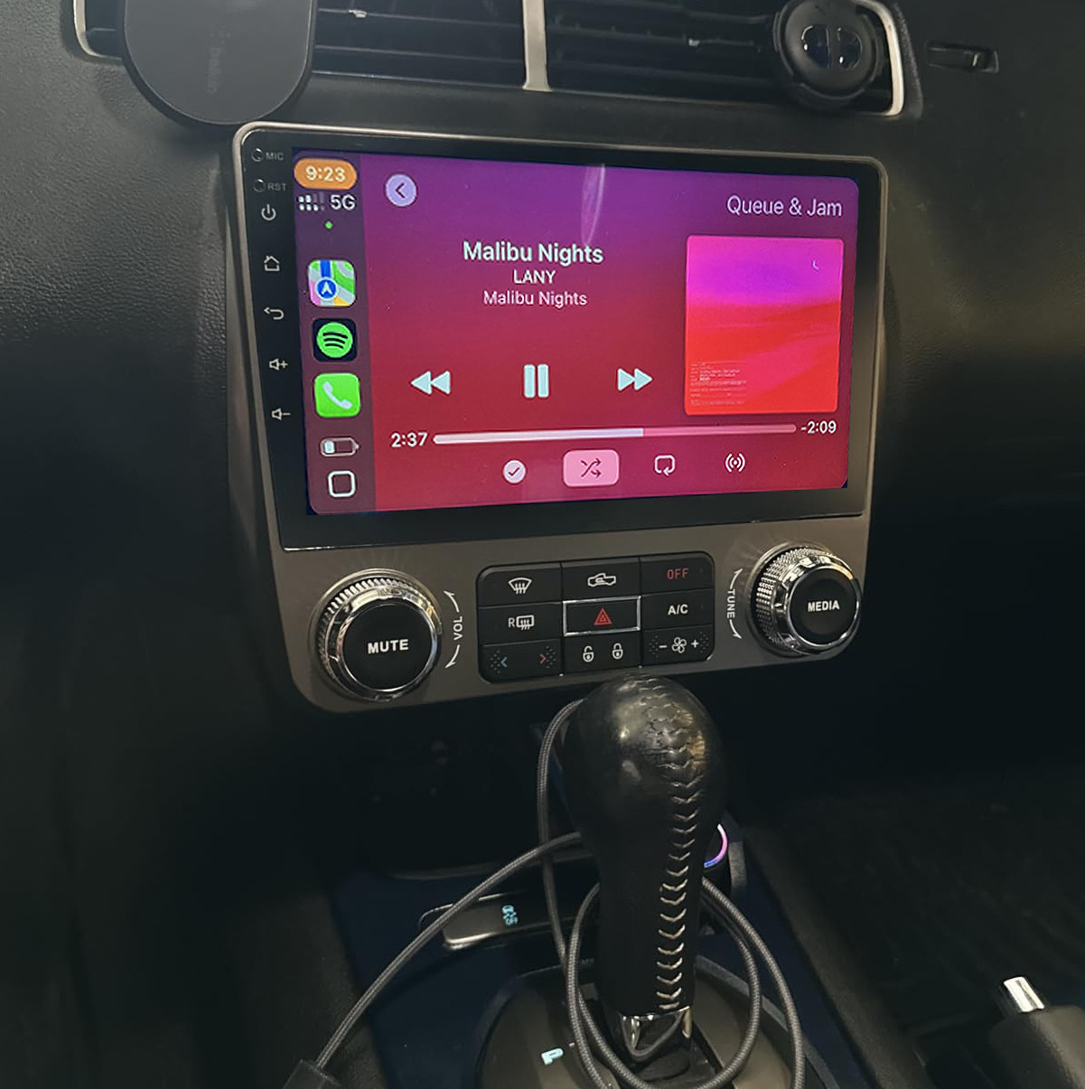 Apple Carplay Android 13 Car Radio Stereo GPS FM For Chevrolet Camaro 2010-2015