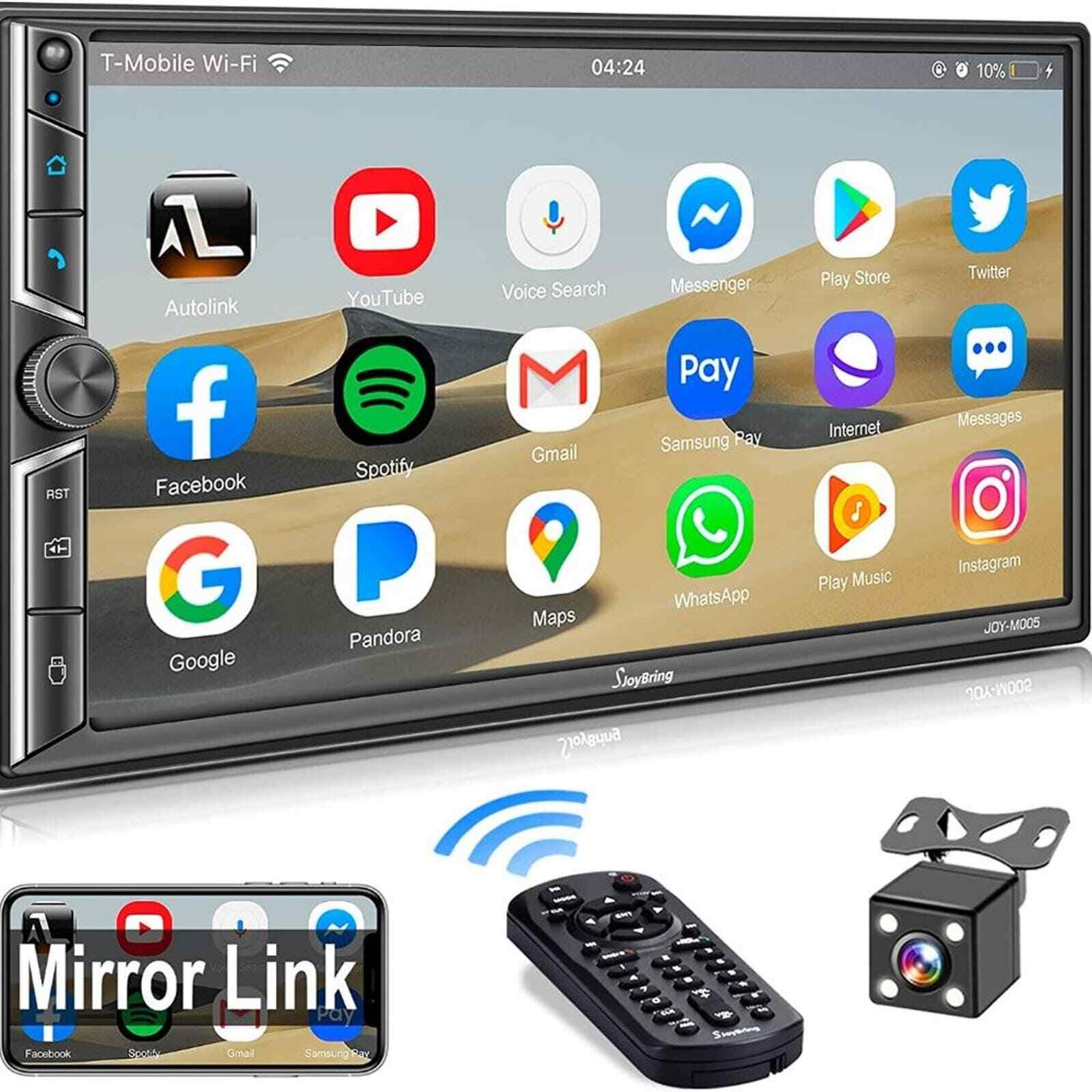 NEW SJOYBRING 7” HD Touchscreen Double Din Car Stereo TOUCHSCREEN