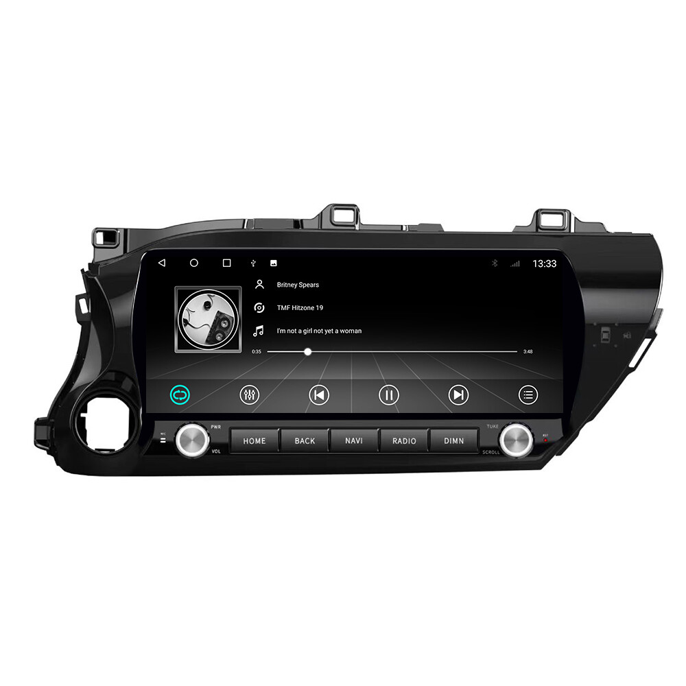 12.3Inch Android Stereo For Toyota Hilux 2015-2023 Car Radio GPS Audio BT 4+64G