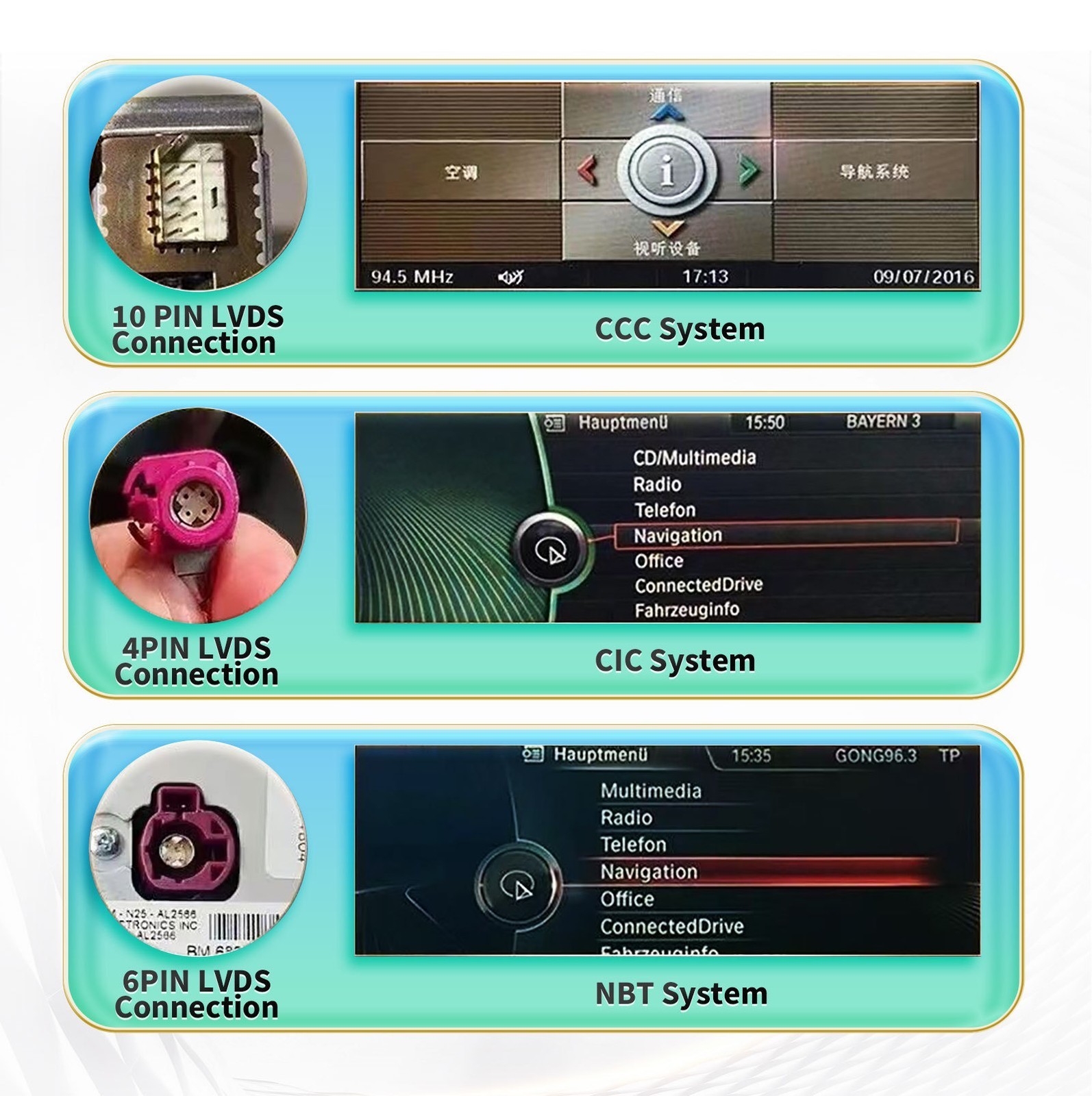 10.33″ 64GB Android Car Radio Carplay GPS Navi For BMW X5 X6 CCC CIC 2007-2010