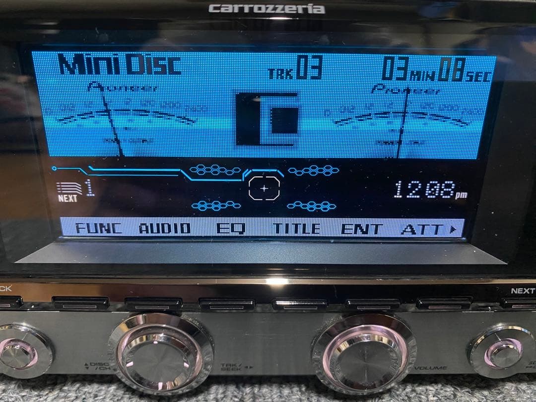 Pioneer Carrozzeria FH-P099MD 2DIN CD MD Receiver For Repair As-Is Japan