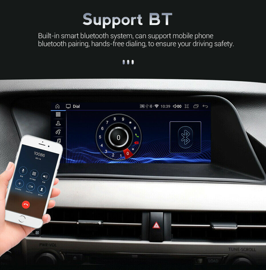 Android Gps Navigation Bluetooth For Lexus Gs Gs250 Gs300 Gs350 12~16 4+64g