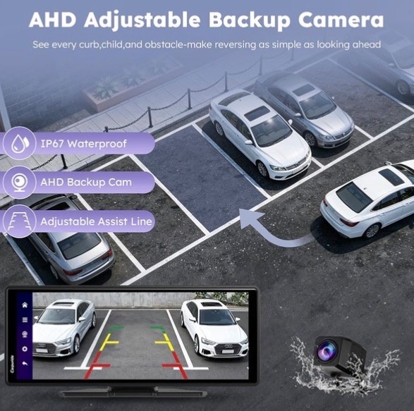 W903Plus Wireless CarPlay & Android 4+64 GB, 9.3″ HD IPS Touchscreen GPS BT