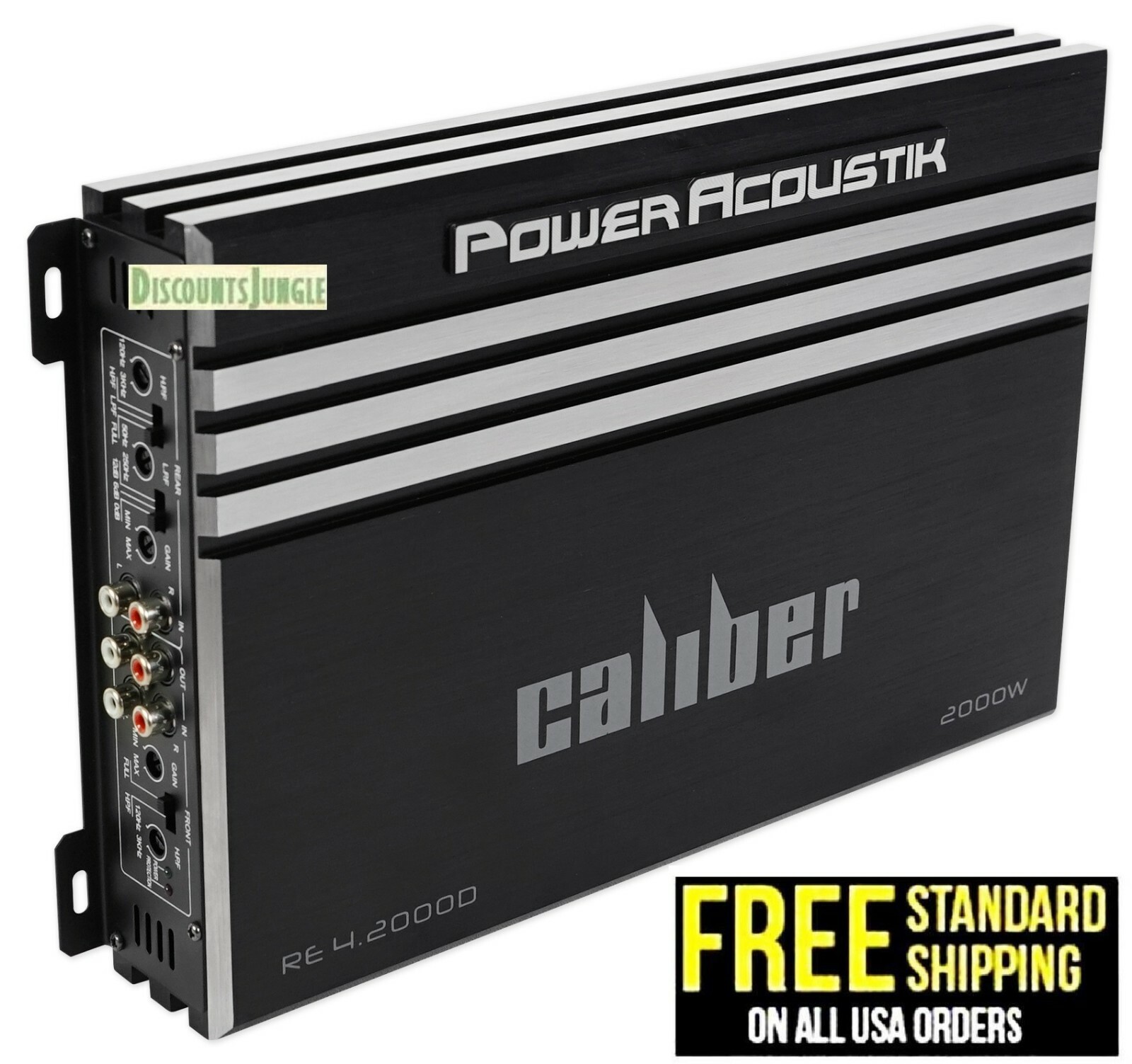 Power Acoustik RE4-2000D 2000 Watt 4-Channel Car Stereo Amplifier Amp,,BRAND NEW
