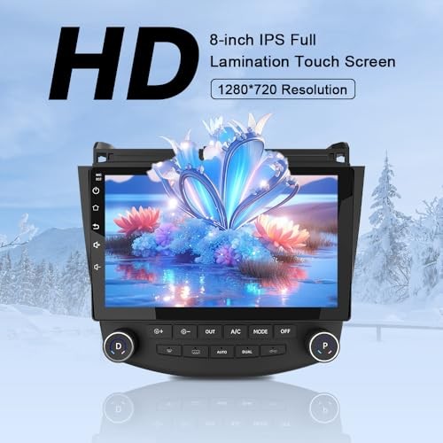 4Core 64GB Car Radio Stereo Android 13 for Honda 2GB+64GB with Backup Camera