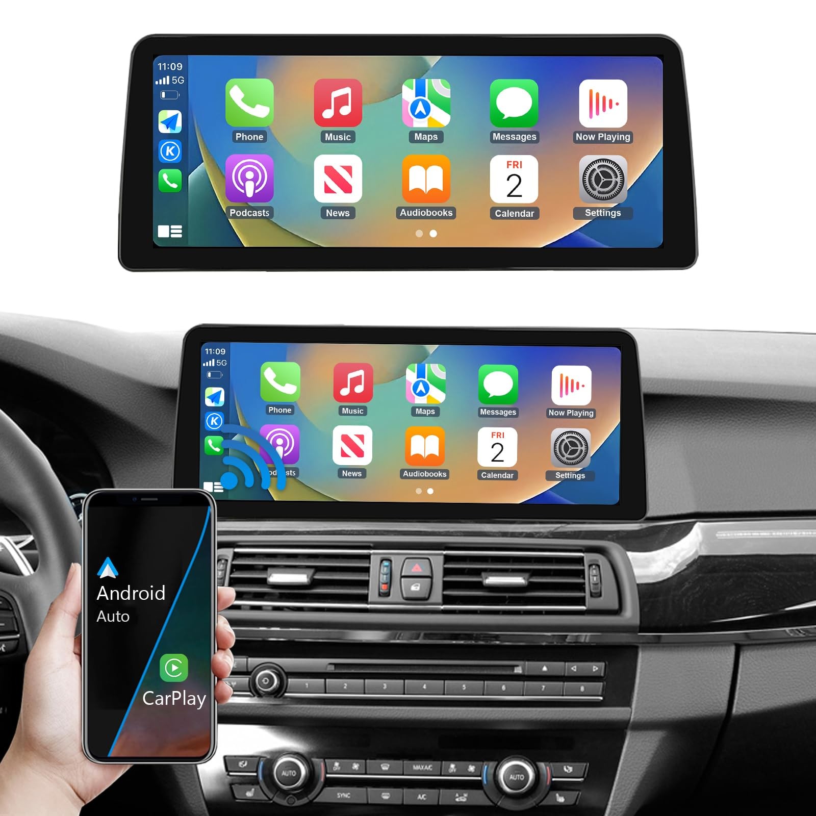 CarPlay Car Radio Stereo 10.25″ TouchScreen For BMW NBT F30 F31 F32 F33 F34