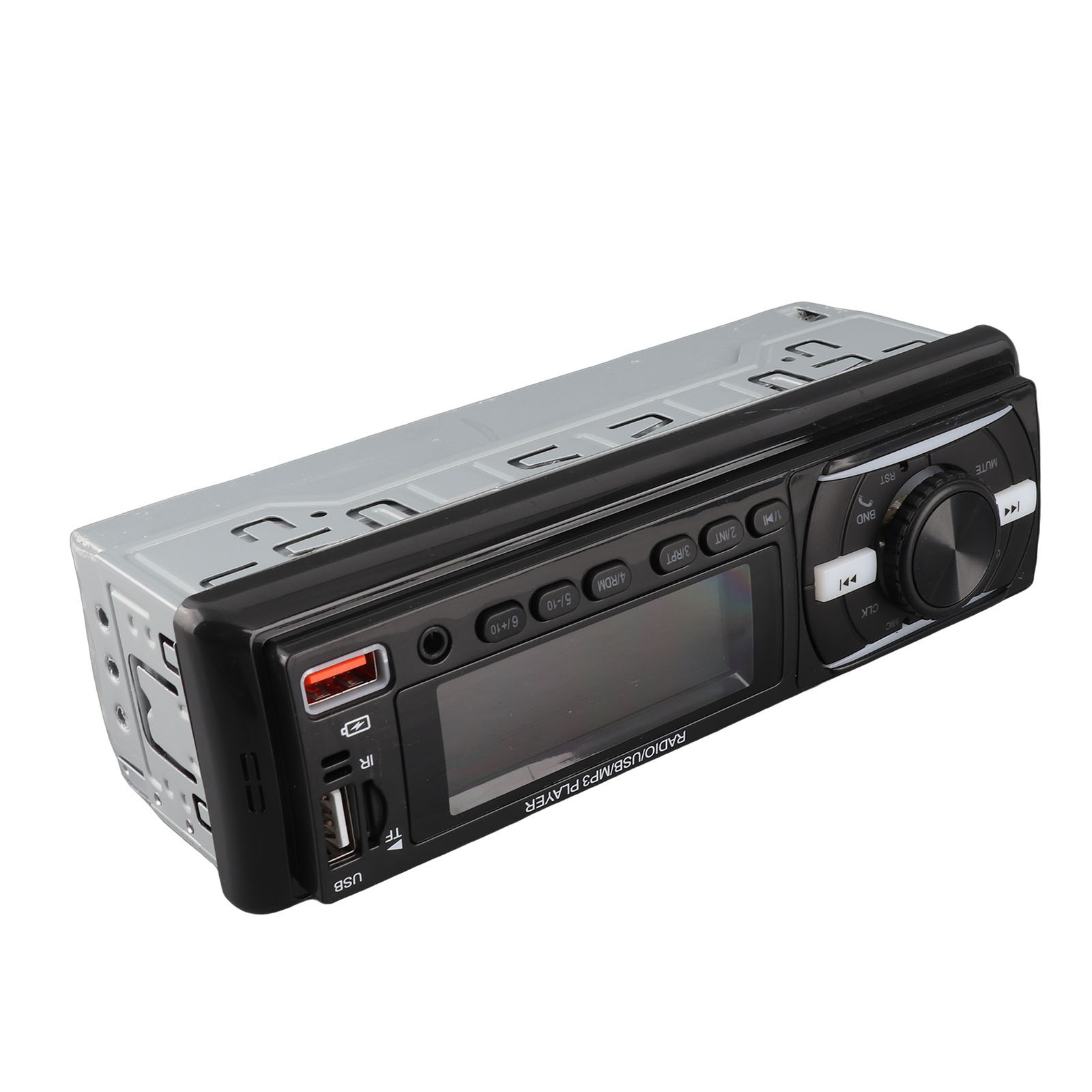 Single DIN Car Radio LCD Display Car Audio Player 60Wx4 High Power For Travel