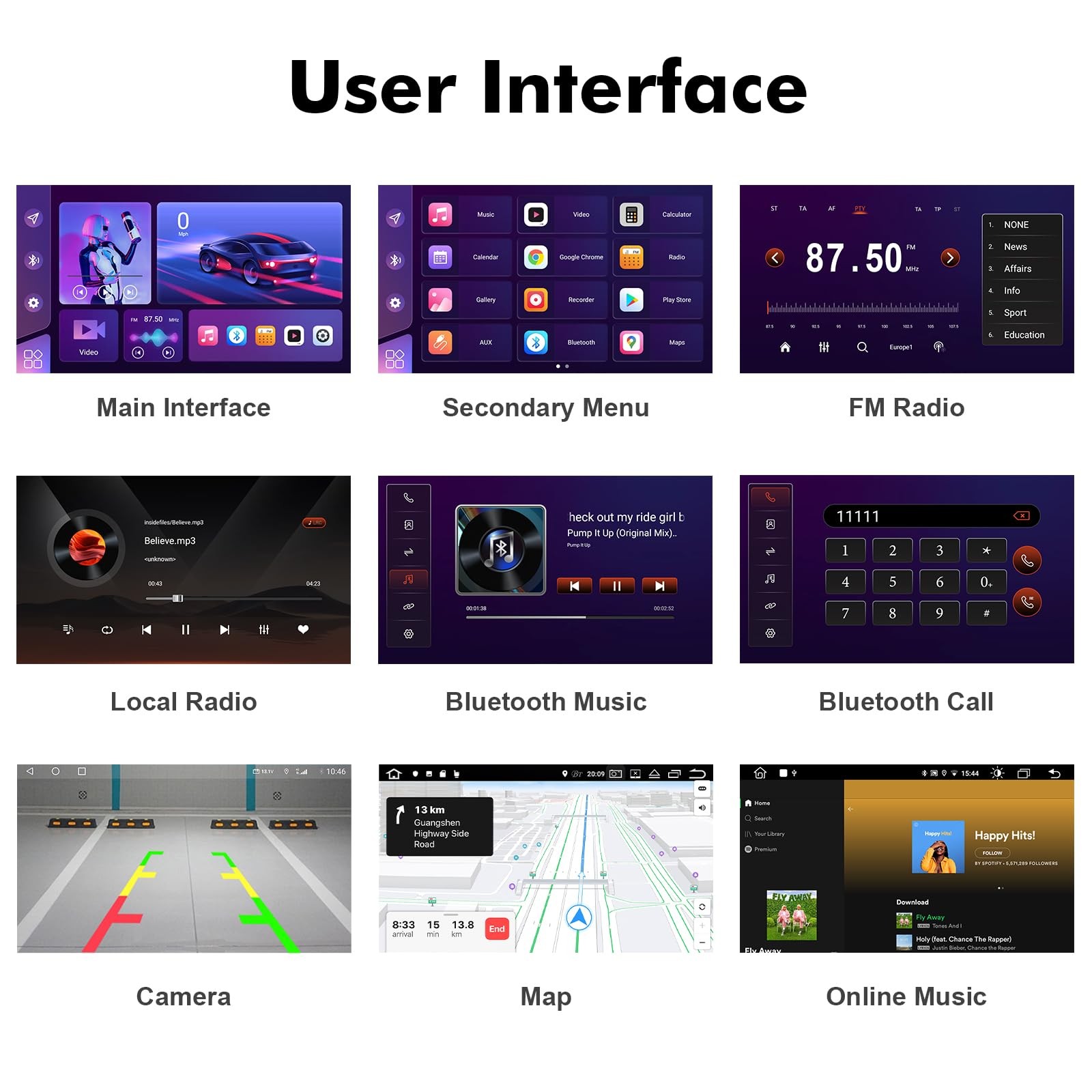 AUMUME Android 13 Car Stereo Mazda 3