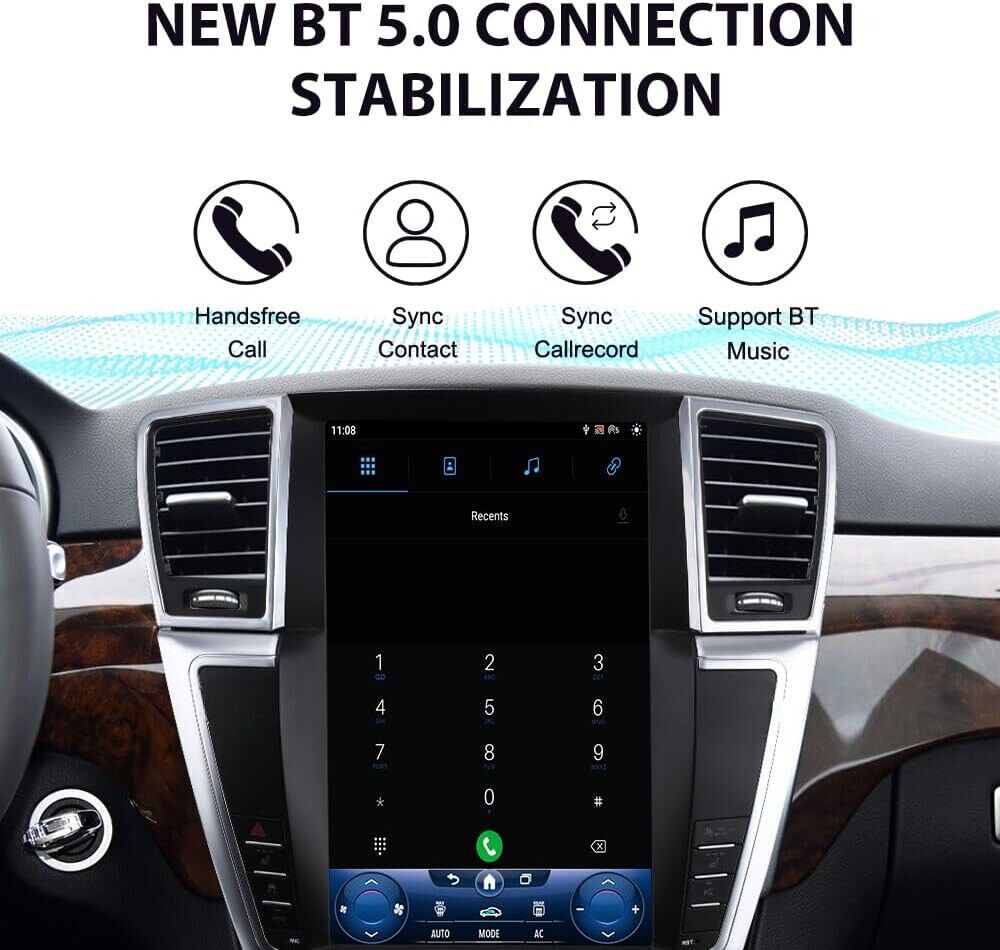 12.1″ 8+128G Car Stereo Radio for Benz ML GL W166 X166 2012-15 Android Carplay