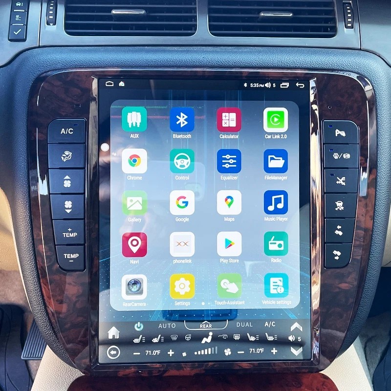 13″ Carplay Stereo Radio For Silverado Tahoe Suburban GMC Yukon GPS Navigation