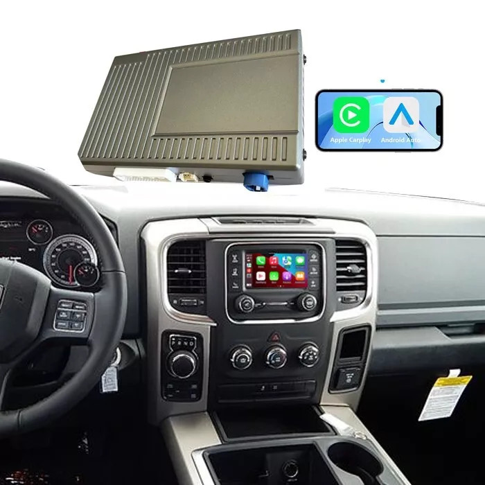 Wirelss carplay For Jeep Grand Cherokee Liberty 14-22 Compass 17-21 Dodge RAM 14
