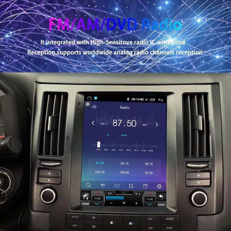 For Infiniti FX35 FX45 2003-2006 Android Car Radio Stereo GPS Navi Carplay 4+64G