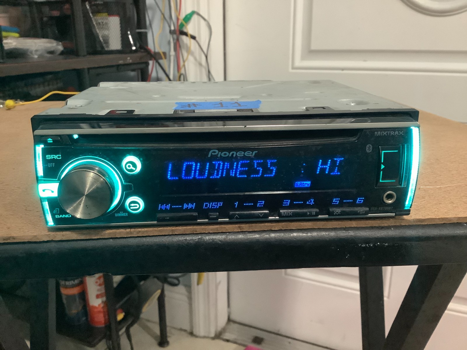 “Pioneer DEH‑X6700BT Bluetooth CD USB AUX Car Stereo + Wiring Harness Tested Wor