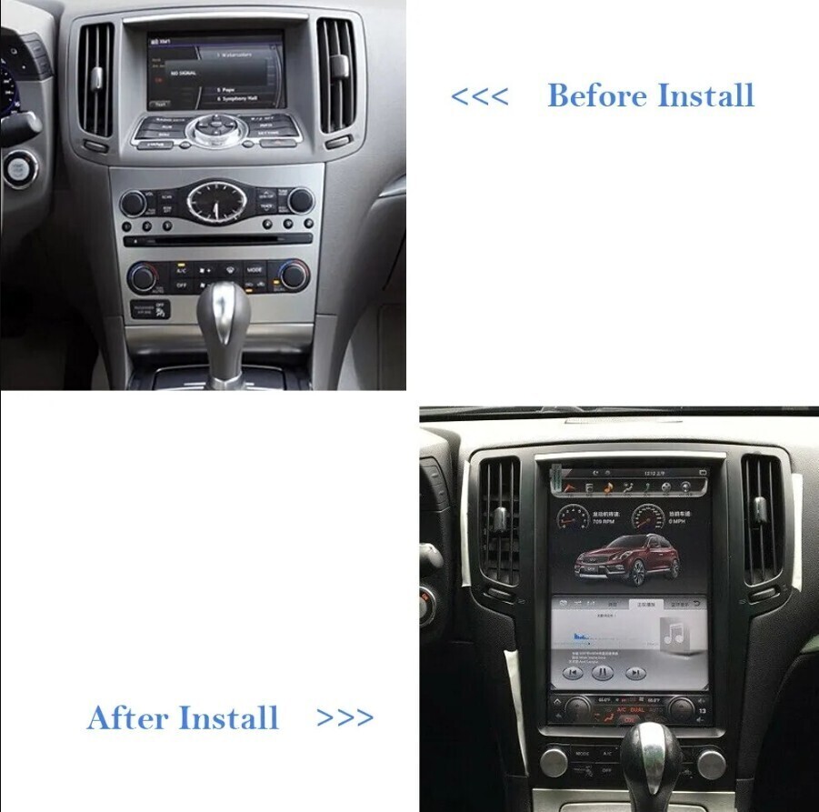 12.1″ HD Car Radio GPS Navigation Android 2+32GB For 2009-2015 Infiniti G25 G37