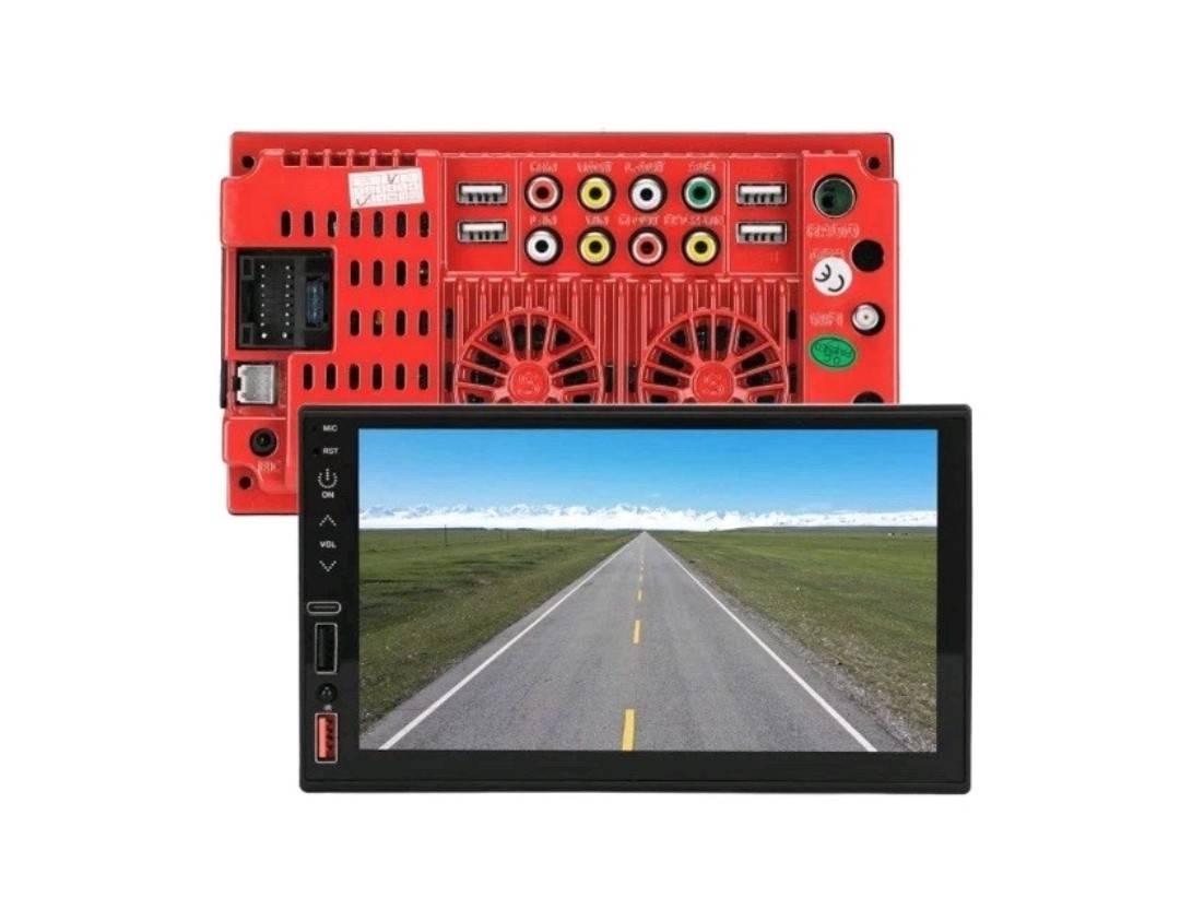 7″ Accessories Double Din Car Stereo Radio MP5 Player Carplay Android Auto.