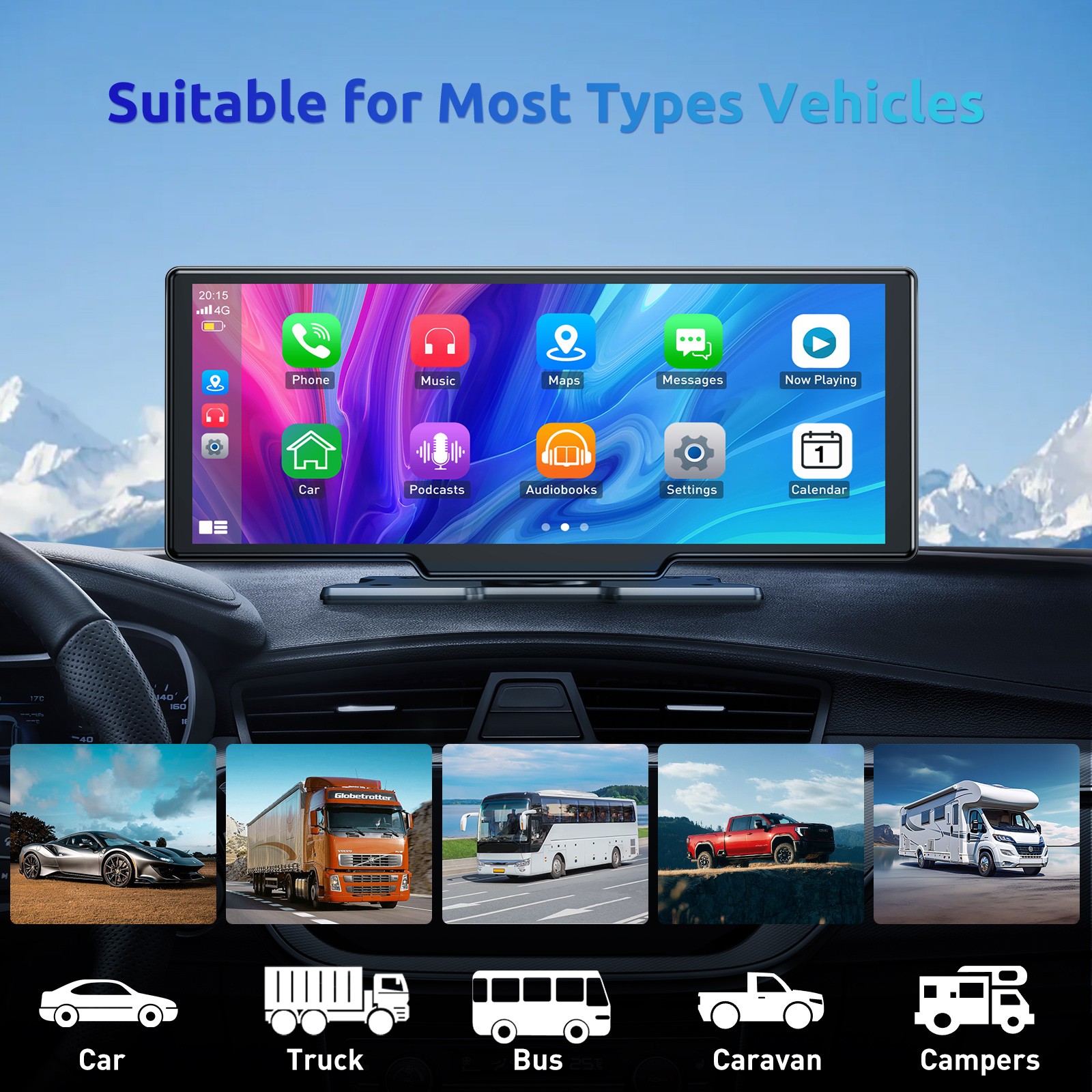 XGODY 3″ Dual Dash Cam Car DVR Dashboard Security G-Sensor Front and Rear Camera