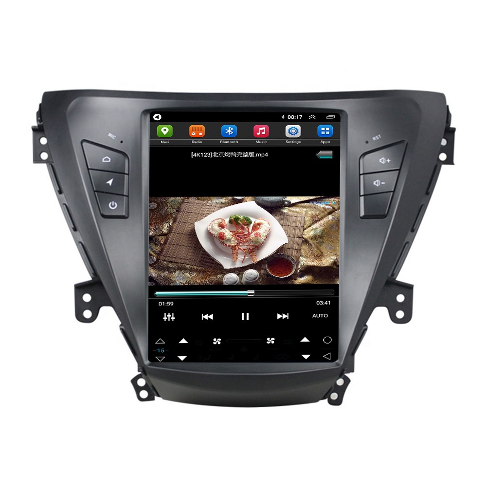 8+256G For Hyundai Elantra 2011-2012 Car GPS Player Stereo Radio Tesla Screen FM