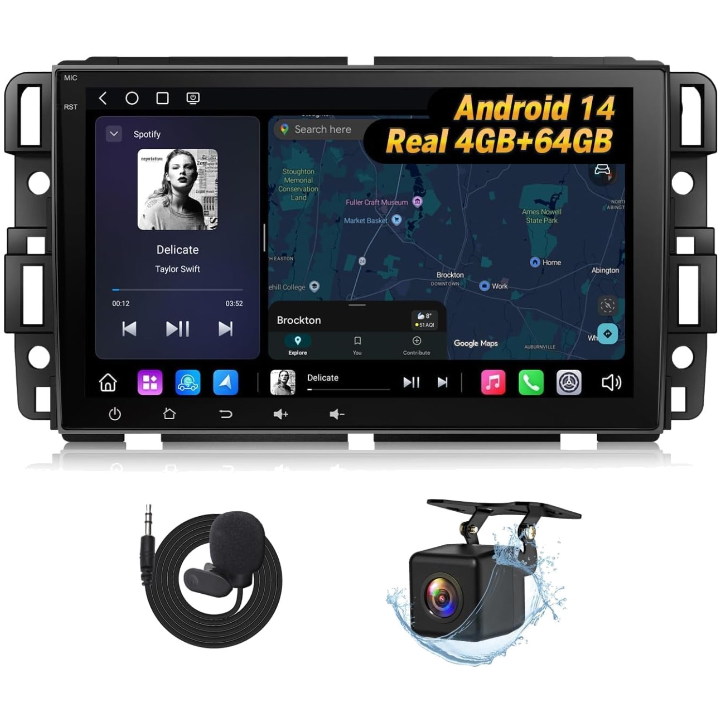 Plug & Play Car Stereo for GM Vehicles, Rear Camera Support