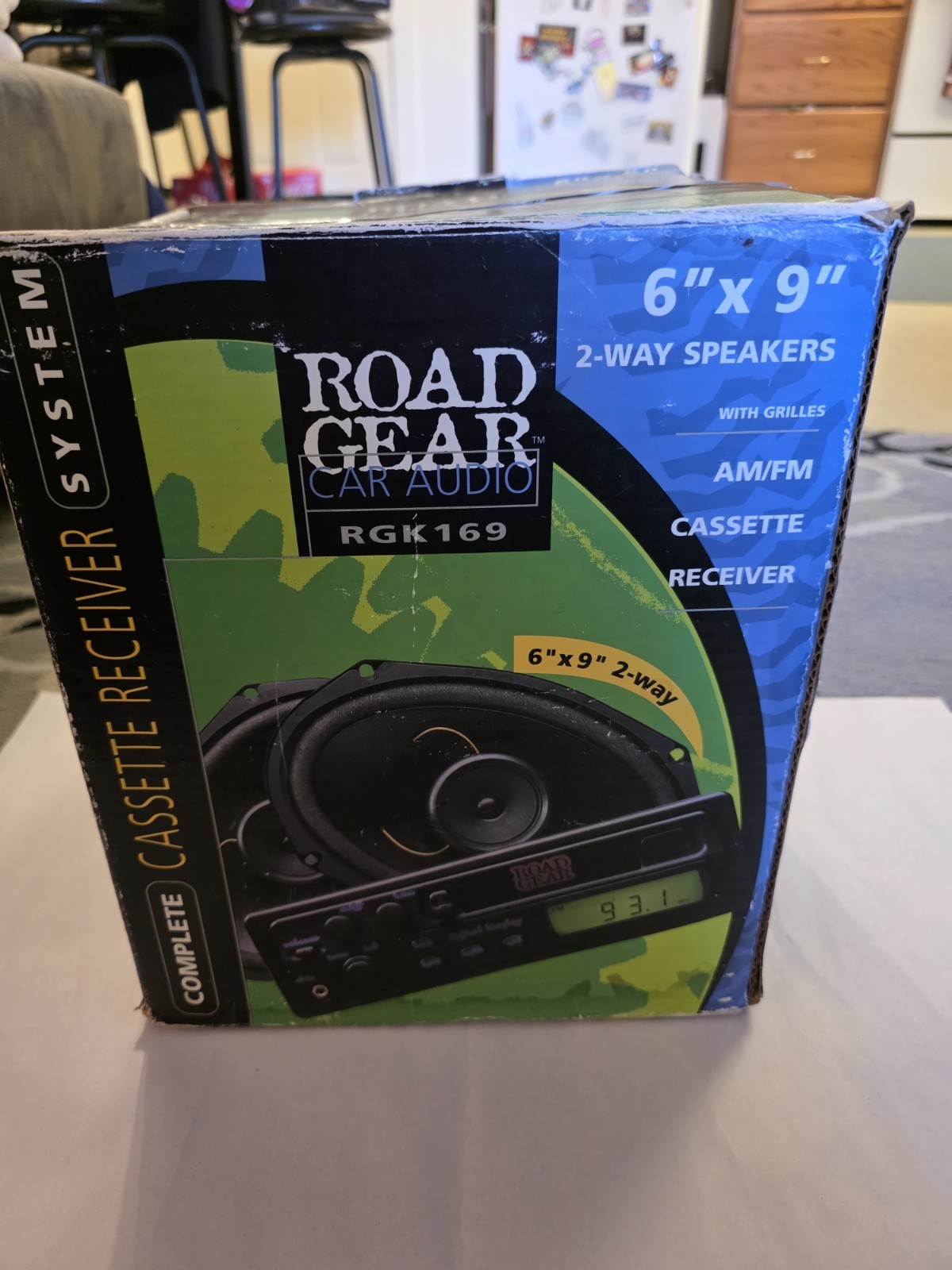 ROAD GEAR Car Audio RGK169 Cassette Receiver, Speakers, Complete System NEW Vint