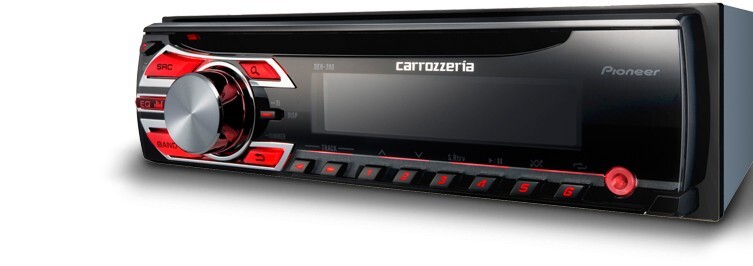 Pioneer Carrozzeria DEH-380 1DIN Car Audio CD Player AUX Input Head Unit Japan
