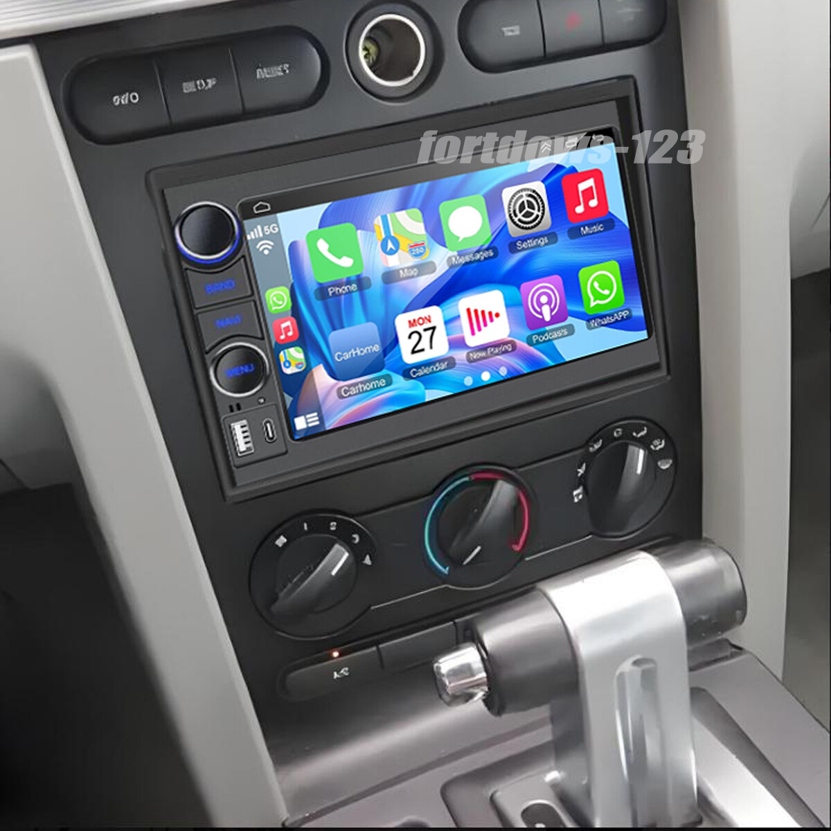 Android Player Navi GPS Mirror Link For 2005-2009 Ford Mustang Carplay Car Radio