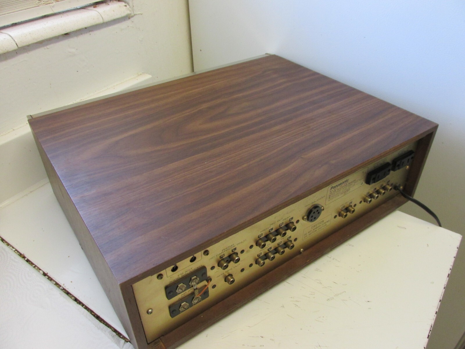 Panasonic AM/FM Reciever/Amp CD-4 SA 507 Mic /Guitar Inputs 4 -Channel