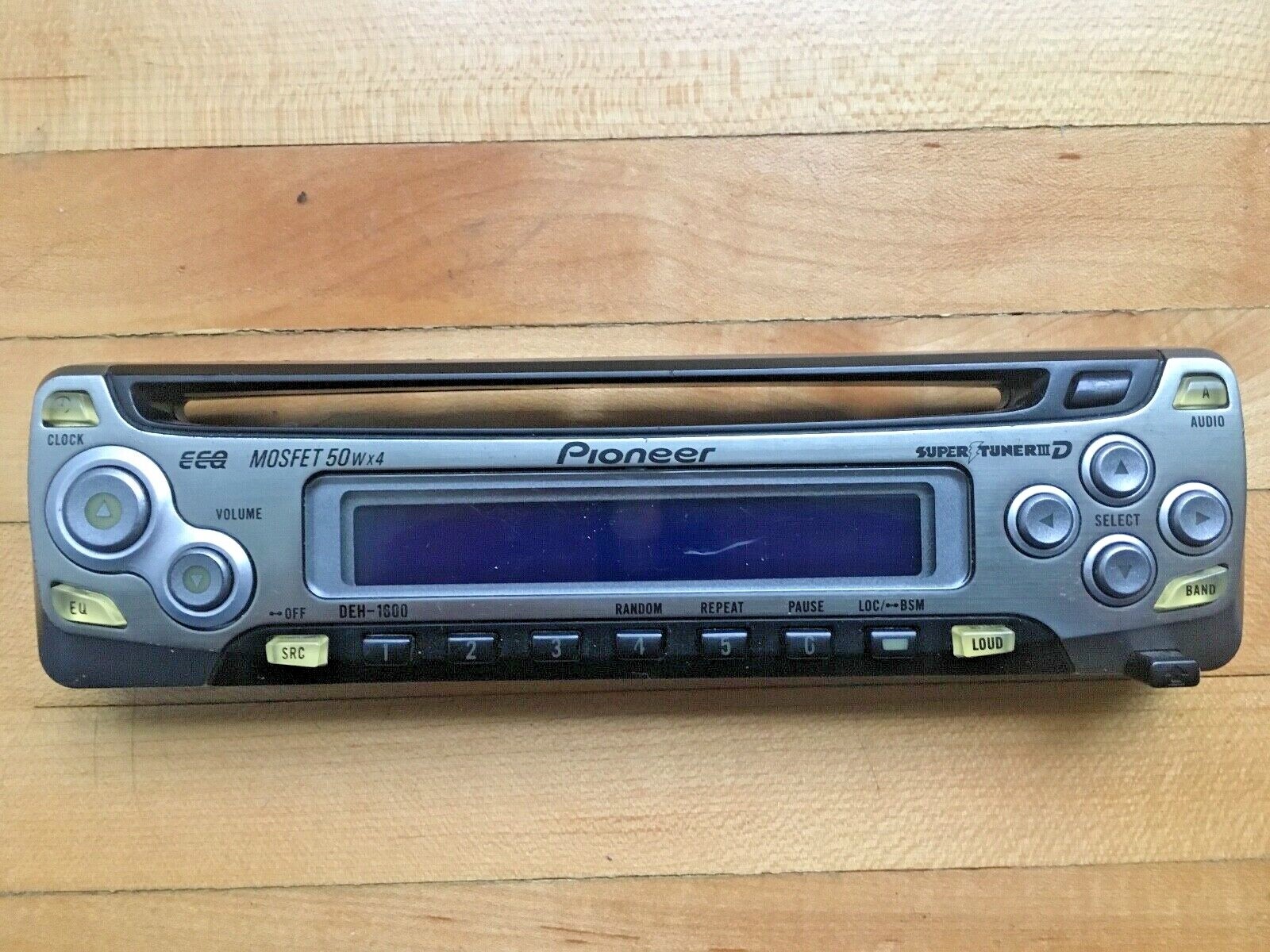 Pioneer DEH-1600 CD Player Face Plate