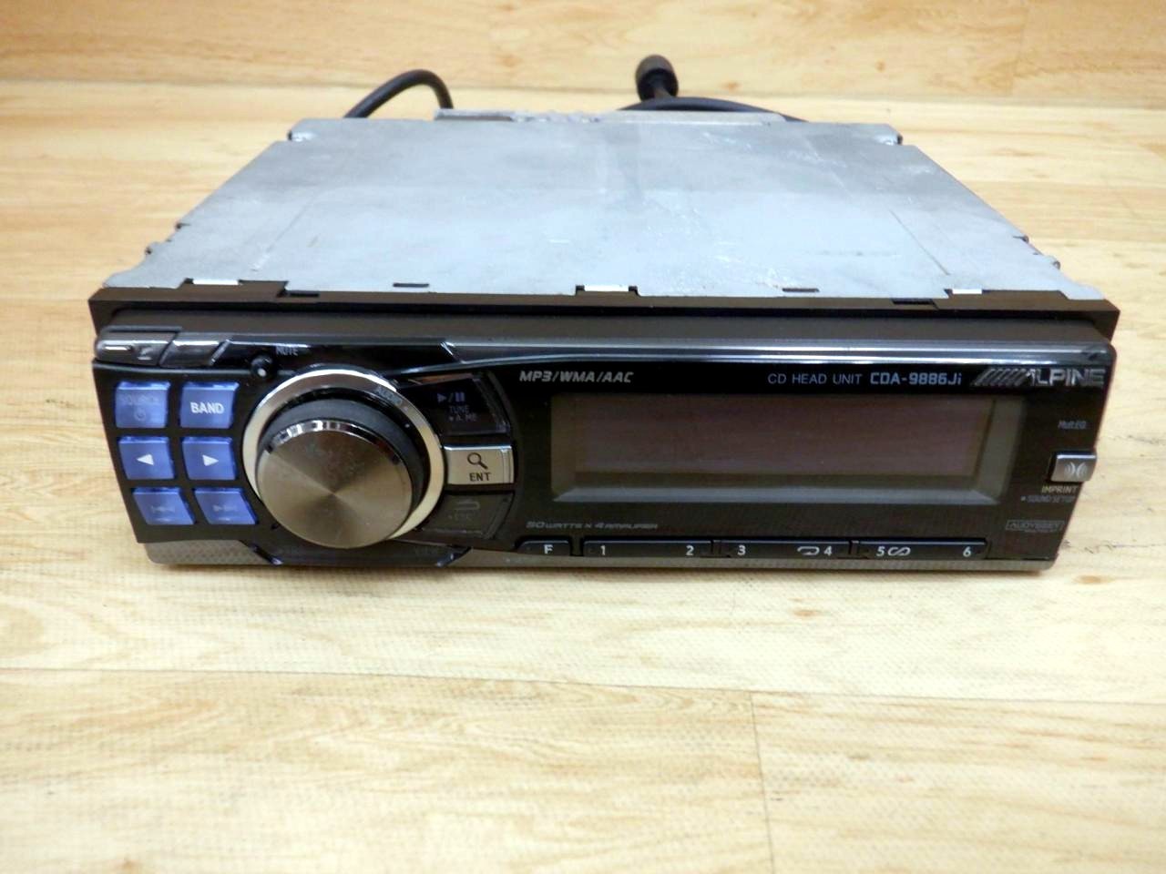 ALPINE CDA-9886JI Car Stereo Receiver Tested Working w/ Manual, Harness Japan