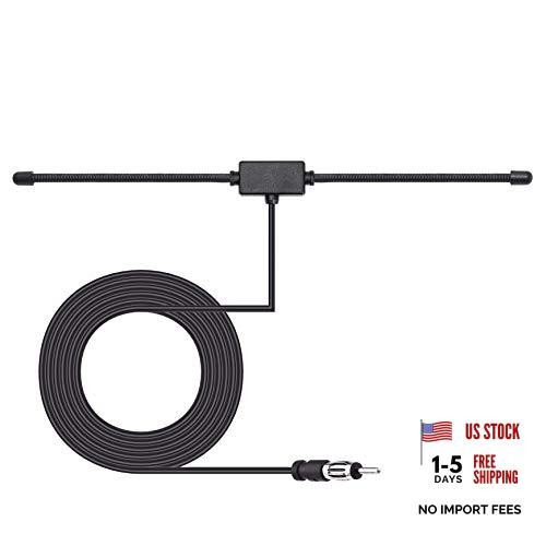 Car FM AM Radio Dipole Antenna Adhesive Mount for Vehicle Truck SUV Car