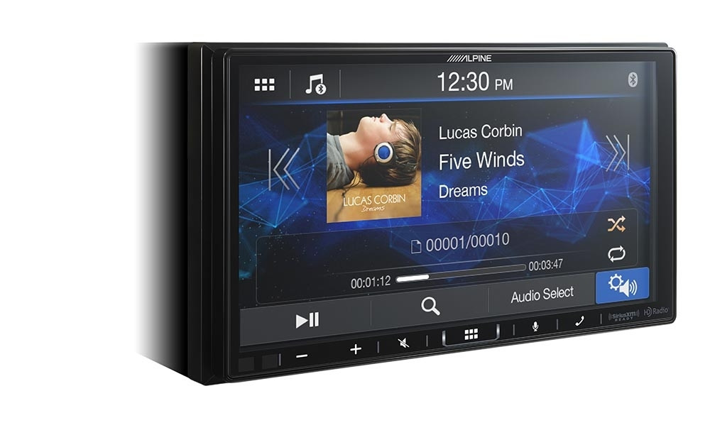 Alpine iLX-407 | 7″ Double DIN Multimedia Receiver + License Plate Camera