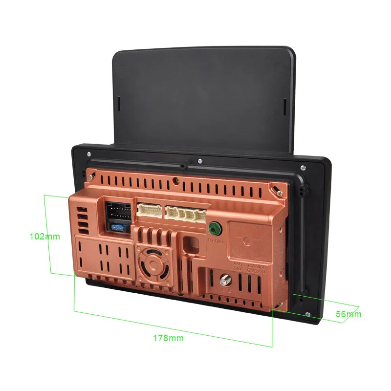 Android Vertical Radio 9.5 inch Universal Stereo With BT Wifi IPS Screen 1+16gb