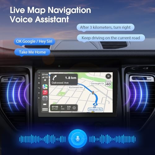 10.1 Inch Double din car Screen,with wireles CarPlay and RAM 2GB+ROM 64GB