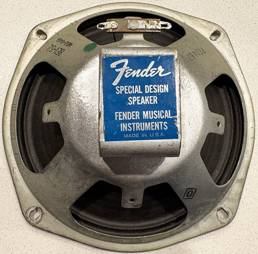 Vintage 1966 8″ Jensen Fender Special Design Speaker Original * Made in USA *