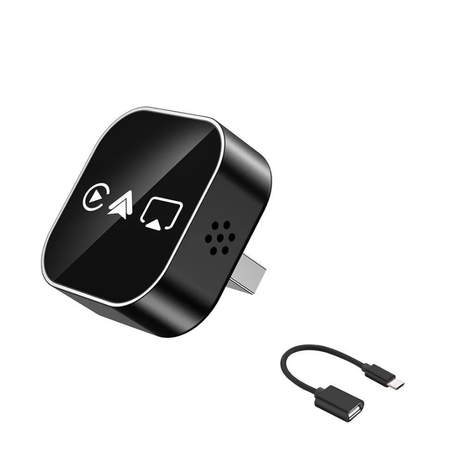 Wired to Wireless CarPlay Adapter for Apple iPhone/Android Auto/AirPlay/Miracast