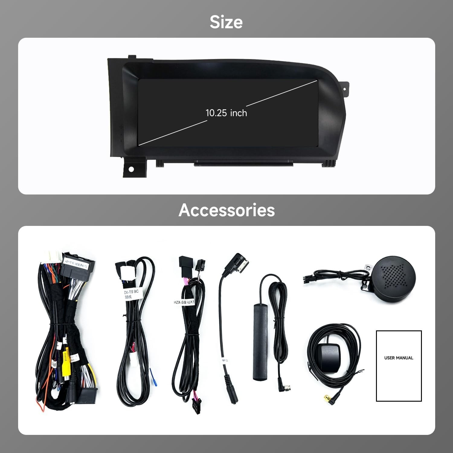 10.25” For Mercedes Benz S Class W221 05-09 Car Radio Android Auto CarPlay 128G