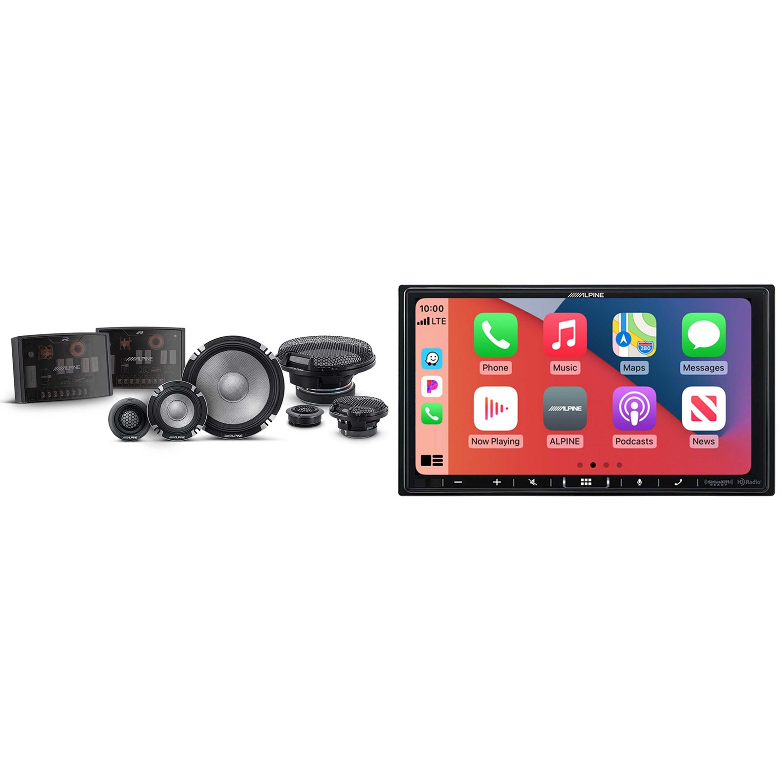 Alpine iLX-407 7-Inch Multimedia Receiver Apple Carplay and Android Auto w/ R…