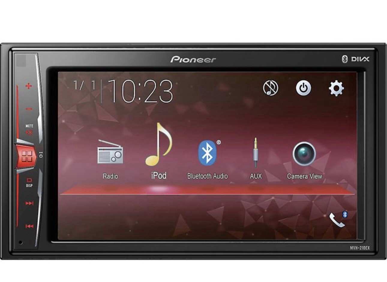 Pioneer MVH-200EX Digital Multimedia Player Video Car Radio Bluetooth Unit Only!