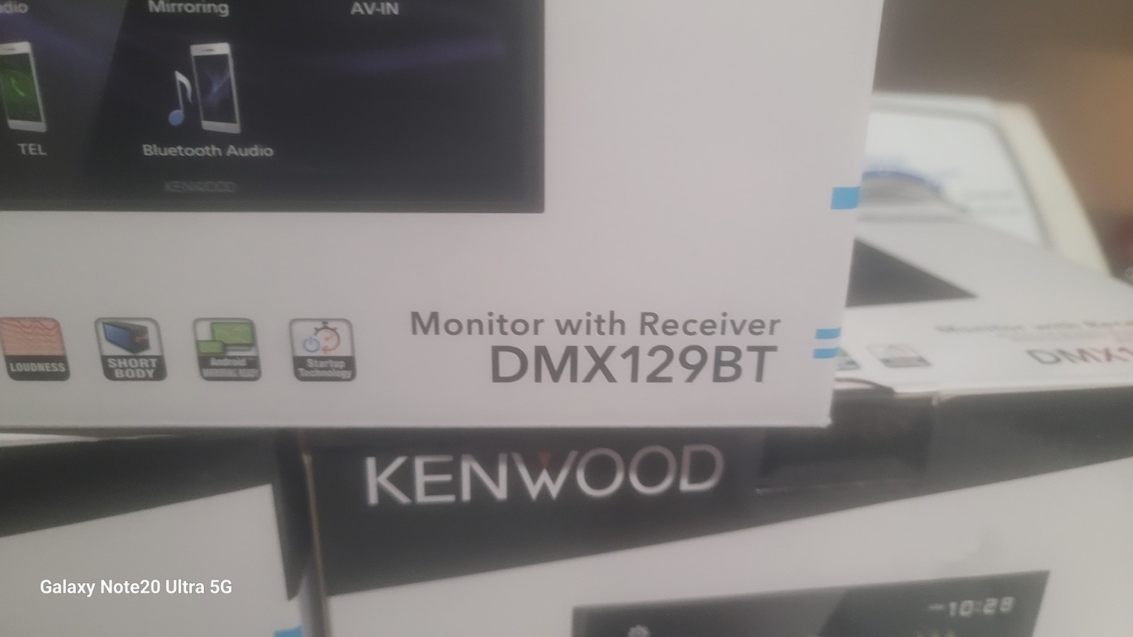 Kenwood DMX129BT 6.8″ LCD Touchscreen Digital Car Stereo AM FM Bluetooth USB