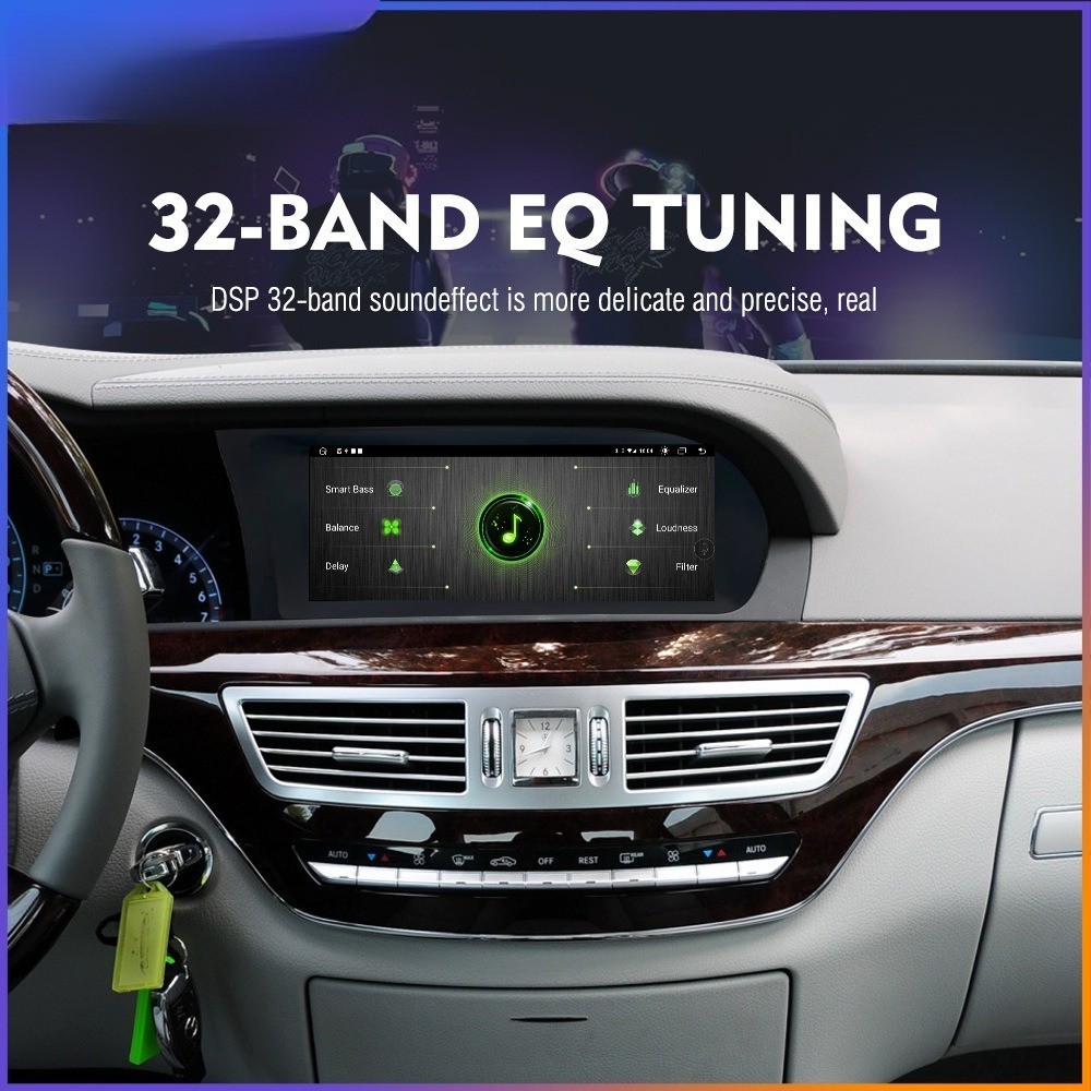 10.25″ For Mercedes Benz S Class W221 2010-2013 Car Radio GPS Carplay Stereo GPS