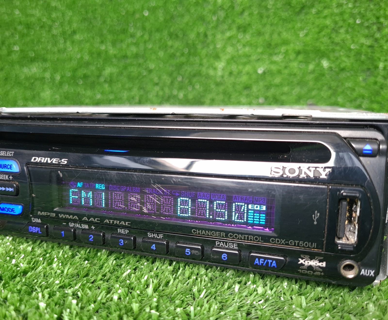 Sony Cdx-gt50ui Sony Cdxgt50ui Car Radio Cut Cable Broken Screen Check Photos