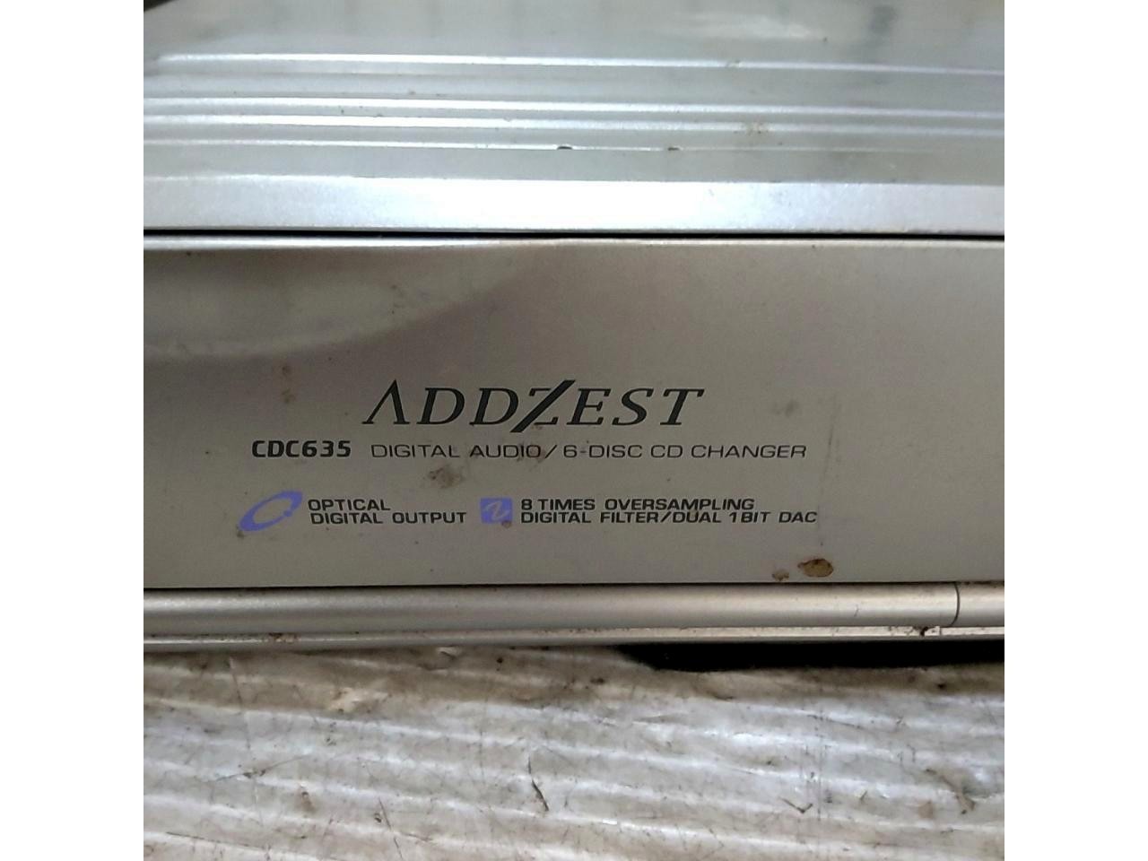 ADDZEST CDC635 Car Stereo Not CD JDM Japan Old School For Parts Untested AS-IS