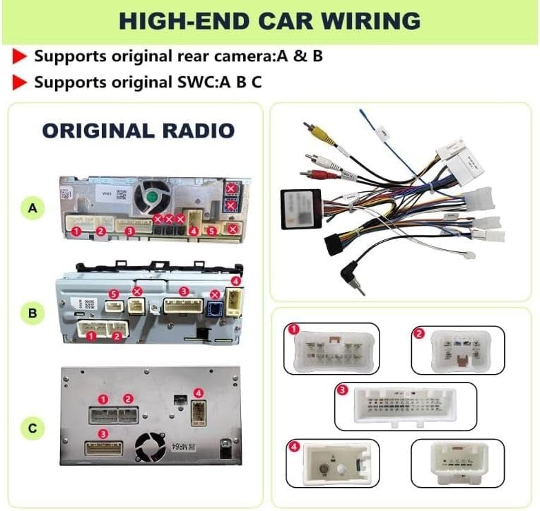 Single Din Car Stereo, 6.86 Inch CarPlay & Android Auto HD IPS Touchscreen Ra…