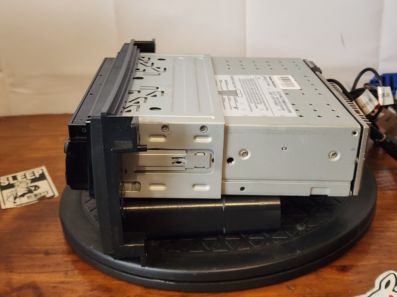 POWER ACOUSTIK PD-740NB Multimedia 7-Inch Flip Out Screen In Dash DVD UNTESTED