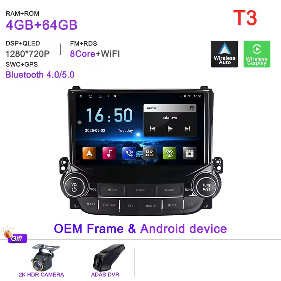 car mp5-player touch screen for Chevrolet Malibu 2015